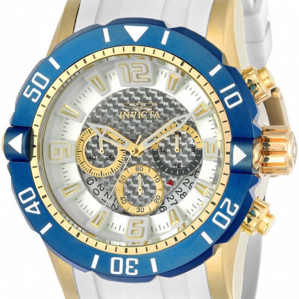 invicta pro  Diver II 50mm Chronograph 18kt Gold